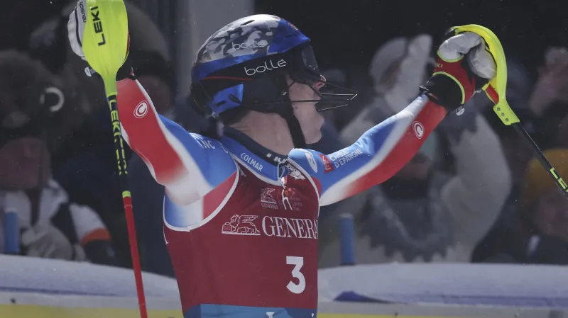 Vítězná jízda slalomáře Noëla na SP v Levi