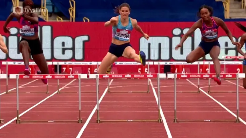 Vítězný běh Hejnové v Birminghamu