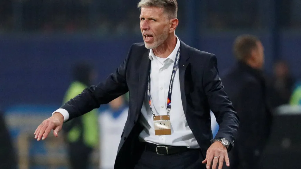 Trenér české fotbalové reprezentace Jaroslav Šilhavý