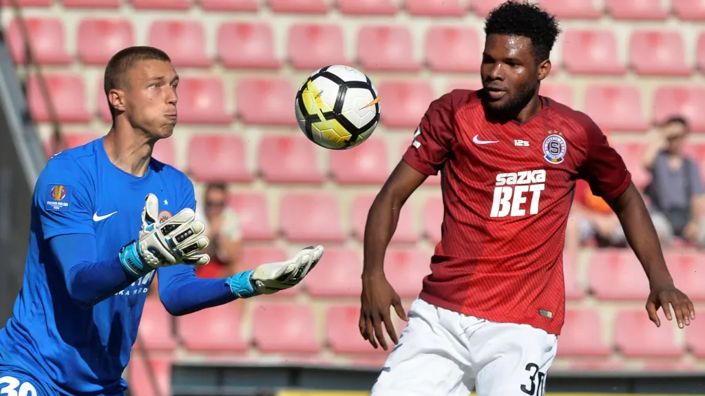 Benjamin Tetteh v útočné šanci