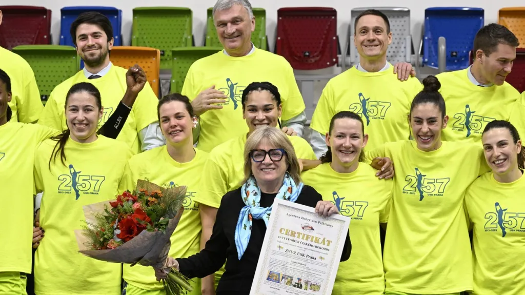 Basketbalistky USK pokořily rekord počtu vyhraných utkání v řadě