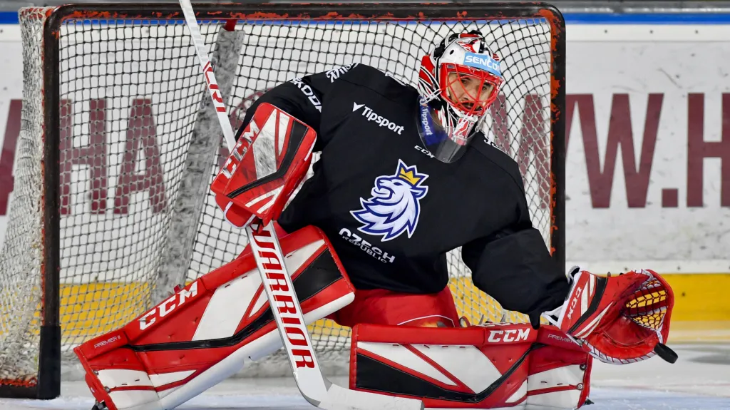 Jakub Kovář na tréninku reprezentace