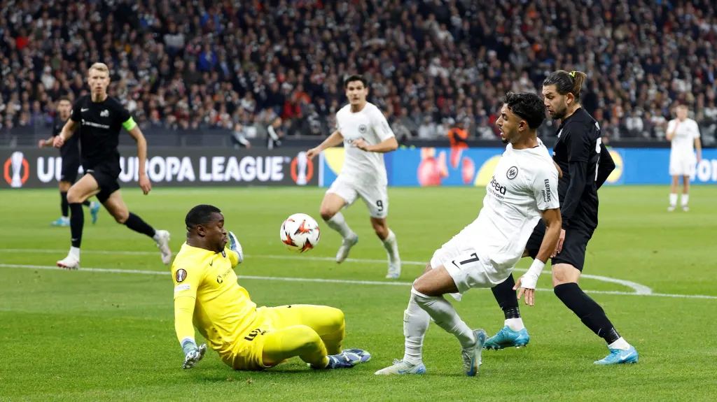 Utkání Eintracht Frankfurt – RFS Riga