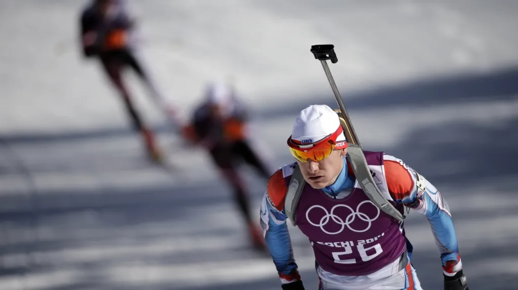 Ondřej Moravec na tréninku v Soči