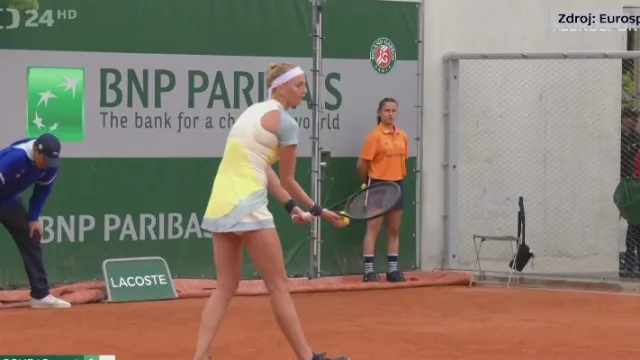 Krejčíková na Roland Garros záhy vypadla, Kvitová postupuje