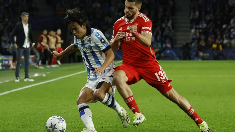 Utkání San Sebastian - Benfica Lisabon