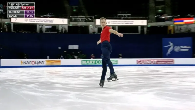 Březina je po fiasku v krátkém programu na ME patnáctý