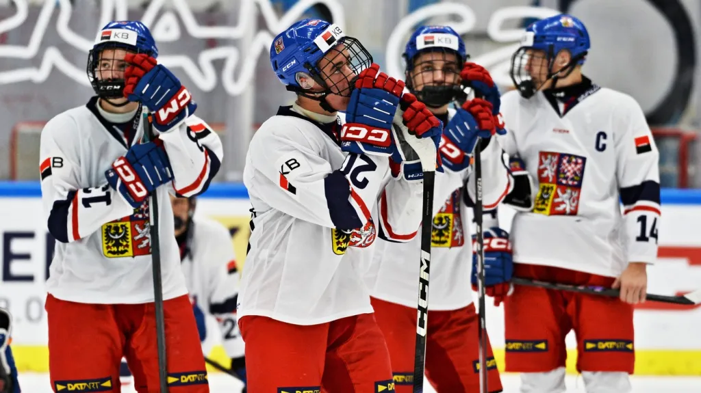 Zklamaná česká reprezentace do 18 let