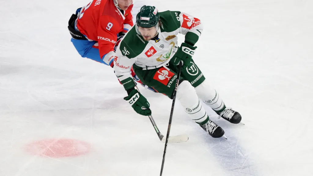 David Tomášek v dresu Färjestadu