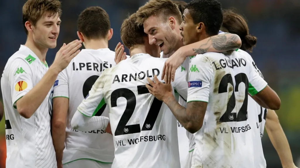 Radost hráčů Wolfsburgu