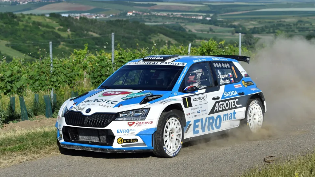 Kopeckého vůz na Rally Hustopeče