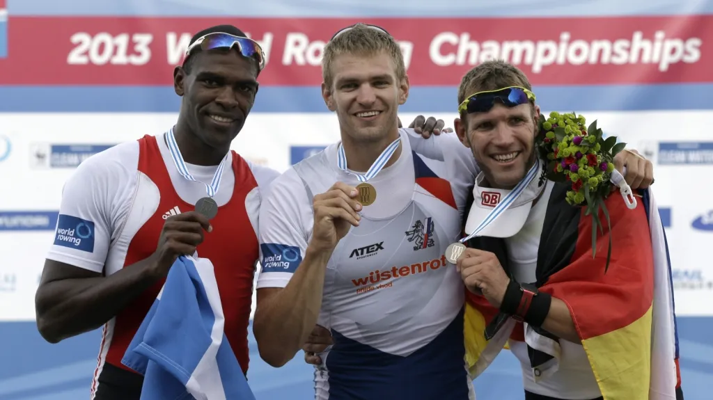 Ondřej Synek se zlatou medailí z MS