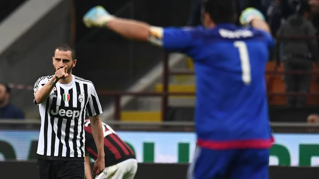 Slavící fotbalisté Juventusu