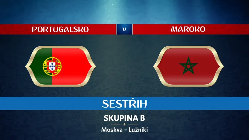 Sestřih utkání Portugalsko - Maroko