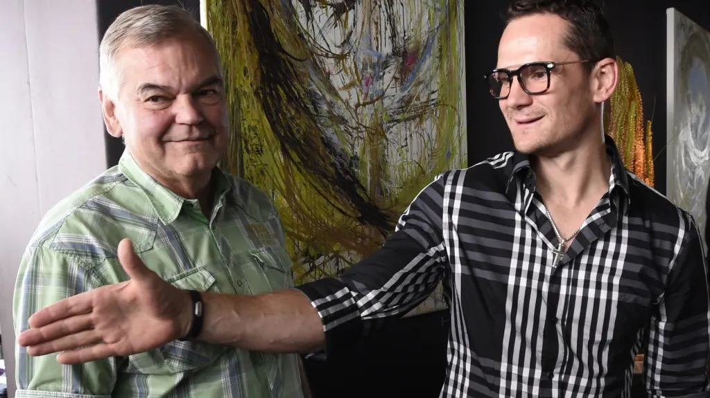 Vladimír Vůjtek s Patrikem Eliášem