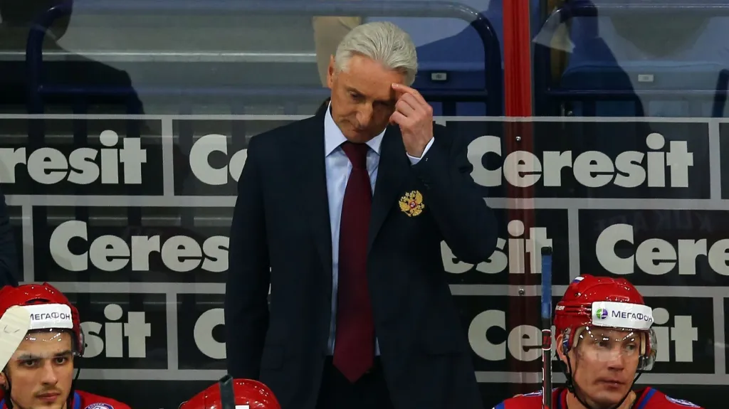 Trenér ruské hokejové reprezentace Zinetula Biljaletdinov