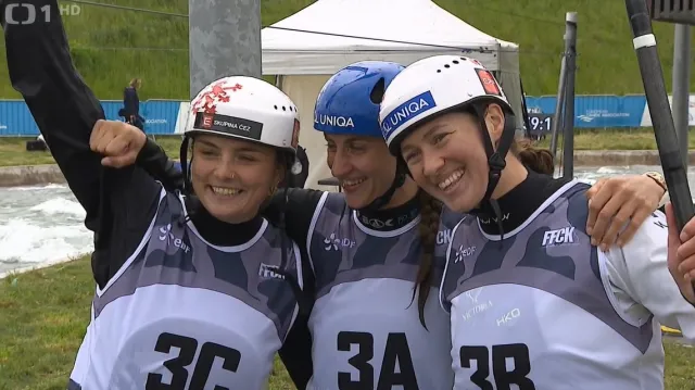 České vodní slalomářky ovládly ME v Paříži