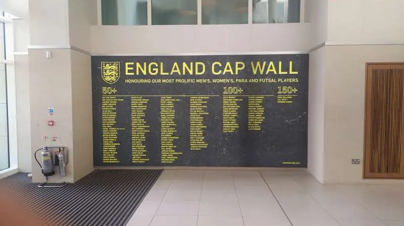 Zeď cti anglického fotbalu