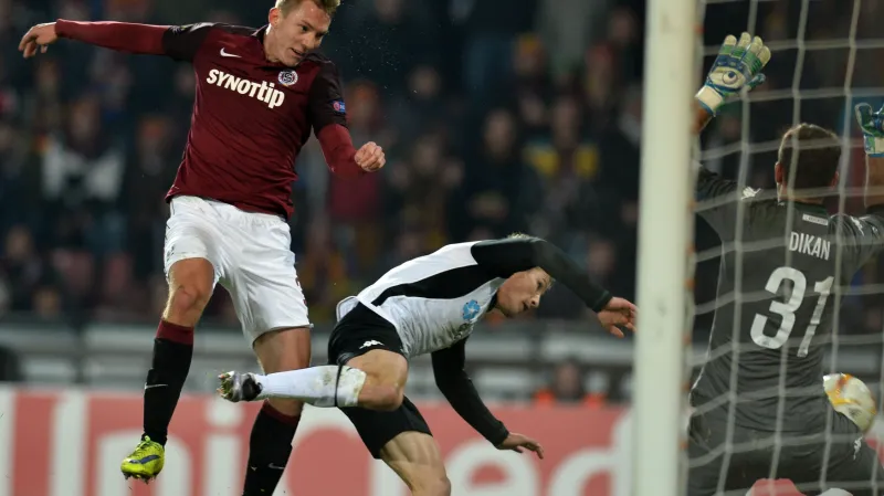 Gólová hlavička Lukáše Juliše do sítě Krasnodaru