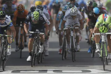 Závěrečný spurt na Tour de France