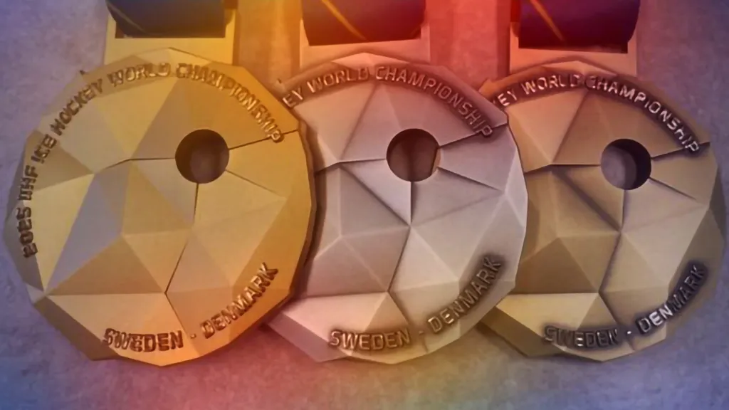 Medaile pro MS v hokeji