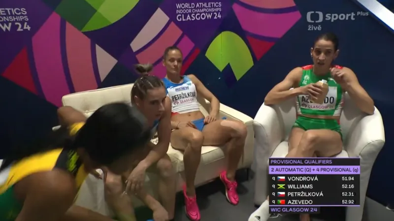 Rozběh na 400 m s Ladou Vondrovou