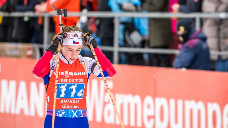 Sestřih štafety biatlonistek SP v Anterselvě