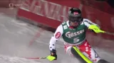 Slalomová jízda Ondřeje Banka v Kitzbühelu