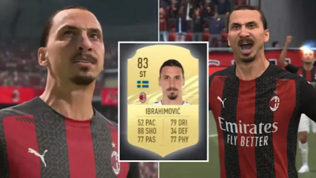 Zlatan Ibrahimovič ve hře FIFA