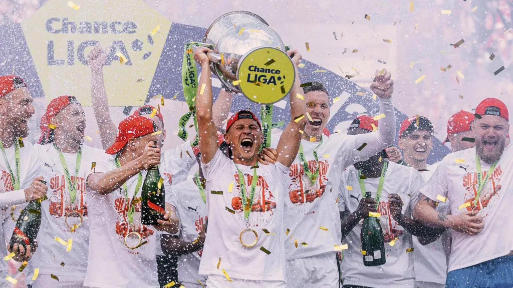 Slavia slaví ligový titul