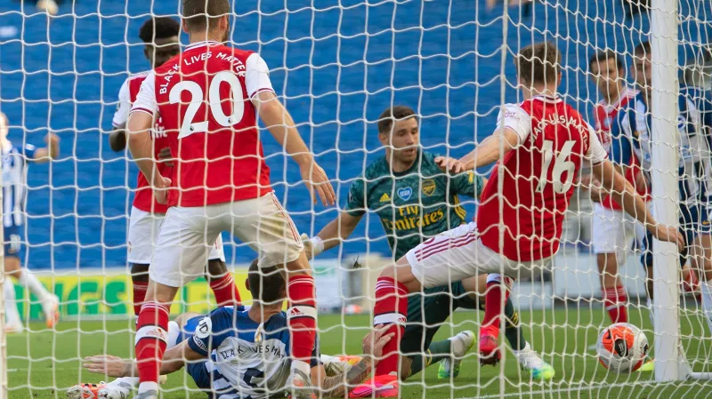 Utkání Brighton - Arsenal