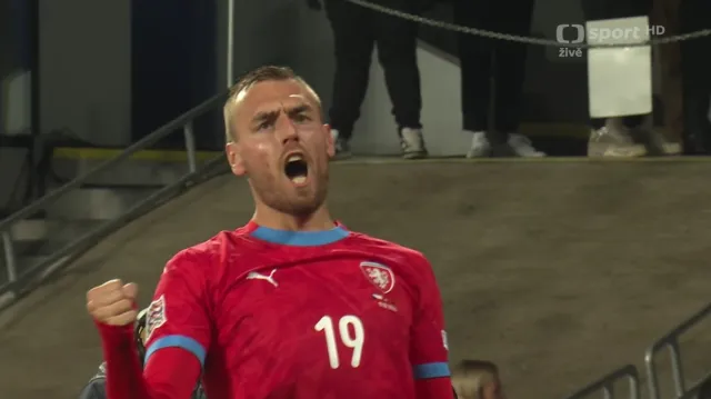Gól v utkání Česko – Albánie: Chorý – 1:0 (3. min.)