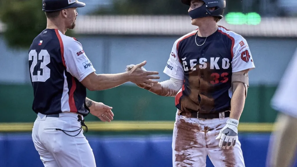 Český baseballista Michal Pokorný