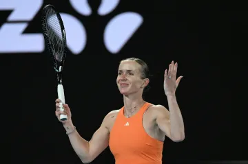 Elina Svitolinová po zápase s Coco Gauffovou