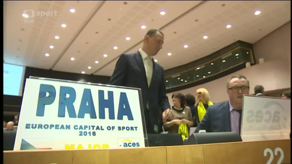 Praha je oficiálně Evropským městem sportu 2016