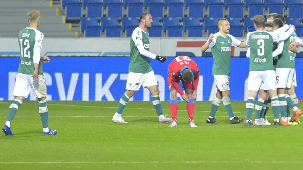 Fotbalisté Jablonce slaví trefu v Plzni