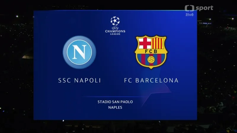 Sestřih utkání Neapol - Barcelona