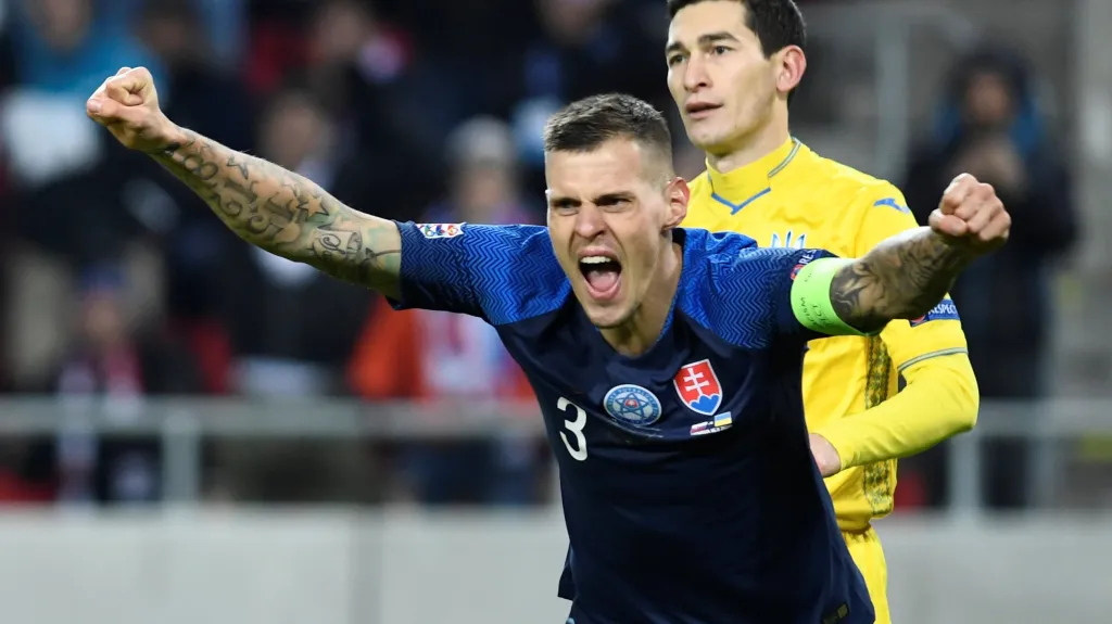 Radost slovenského kapitána Martina Škrtela