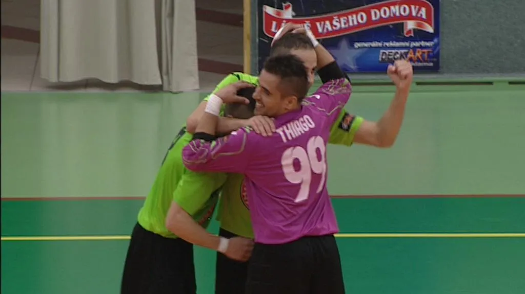 Sestřih 1. čtvrtfinále futsalové ligy Teplice–Sparta