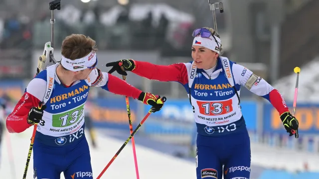 Sestřih smíšené štafety dvojic v Novém Městě na Moravě