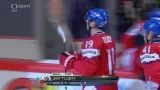 Gól v utkání Česko - Norsko: Tlustý - 3:0 (12. min.)