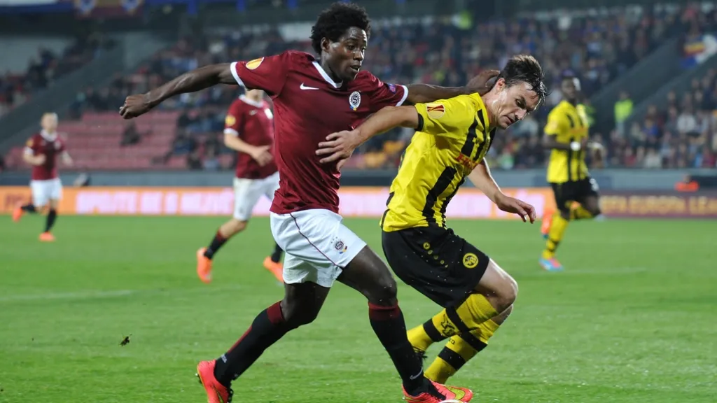 Konaté v zápase proti Young Boys Bern
