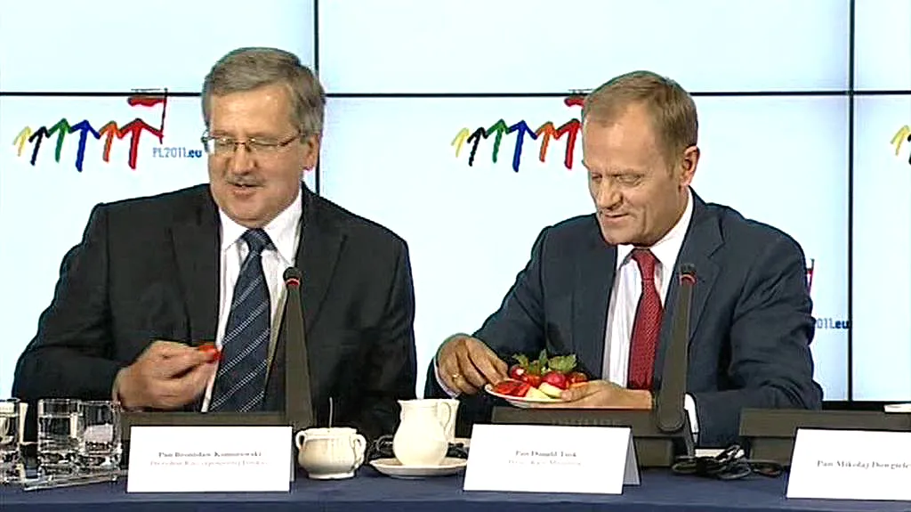 Bronislaw Komorowski a Donald Tusk