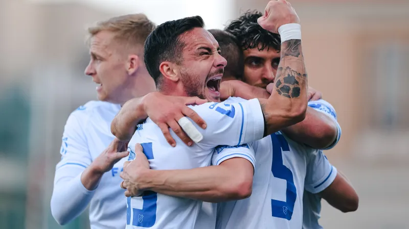 Radost fotbalistů Ostravy