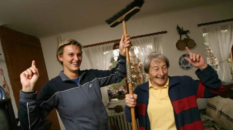 Barbora Špotáková a Dana Zátopková