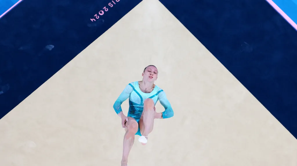 Rumunská gymnastka Ana Barbosuová