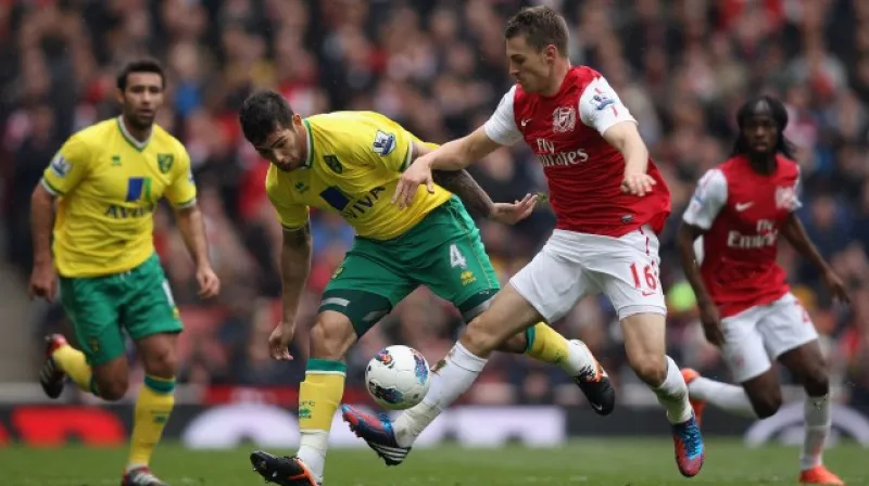 Utkání Arsenal - Norwich