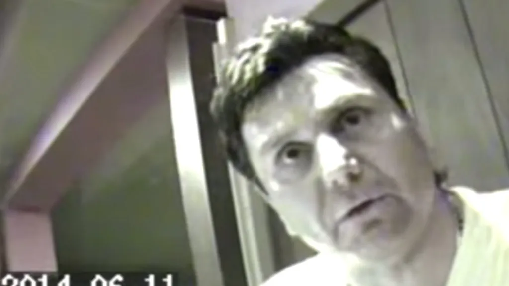 Trenér národního týmu Vladimír Růžička ze záběru skryté kamery