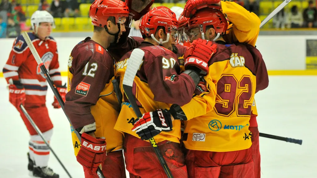 Radost hokejistů Jihlavy