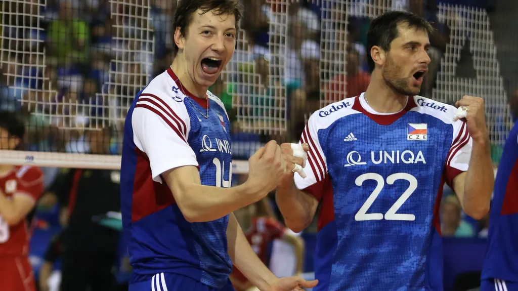 Radost českých volejbalistů